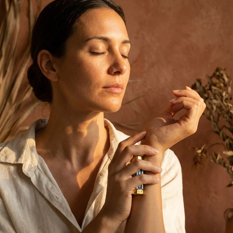 Woman seeking quiet contemplation