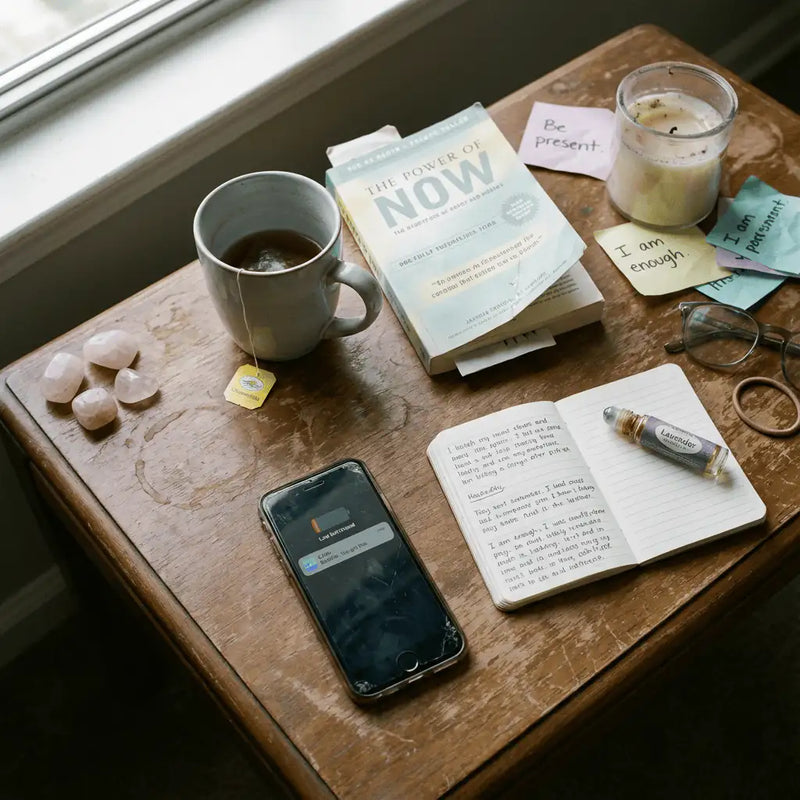 Woman seeking quiet contemplation