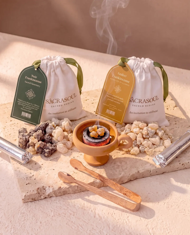 First Flame, the complete frankincense ritual set