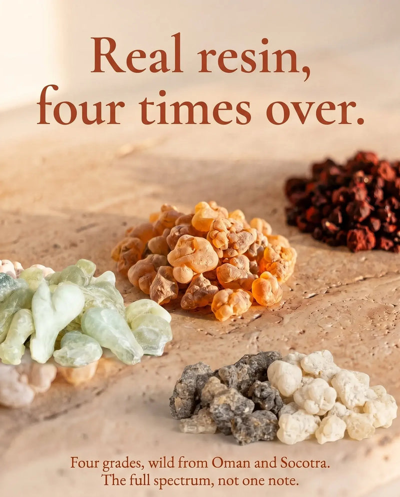 Real resin, four times over
