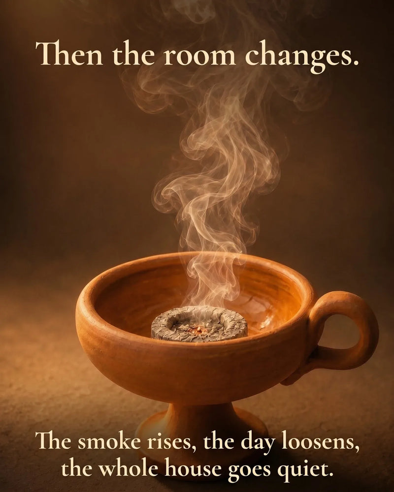Then the room changes.